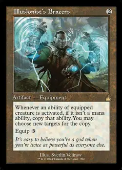 Near Mint, English - 1 x MTG Illusionist's Bracers - Retro Frame Ravnica Remaste - Image 1