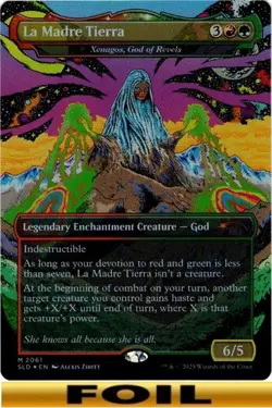 1x - La Madre Tierra - Xenagos, God of Revels - FOIL - Secret Lair - NM MTG - Image 1