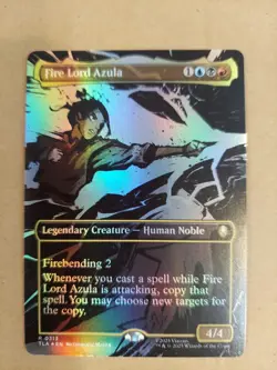 Fire Lord Azula (0313) (Borderless) Avatar: The Last Airbender Foil - Image 1