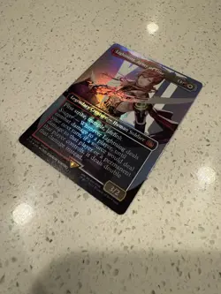 MTG Magic Final Fantasy Lightning Army of One (400) Borderless Foil NM! English - Image 2