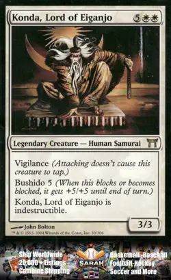Champions of Kamigawa #30 Konda, Lord of Eiganjo - Image 1