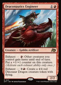 Near Mint, English - 2 x MTG Draconautics Engineer Aetherdrift - Image 1