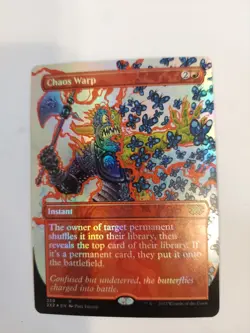 Chaos Warp (Borderless) Double Masters 2022 Foil - Image 1