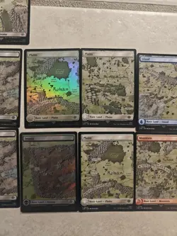 MTG Magic Gathering LoTR Lord of Rings Lands Lot Of 10 1 Surge Foil Swamp - Image 3