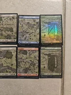 MTG Magic Gathering LoTR Lord of Rings Lands Lot Of 10 1 Surge Foil Swamp - Image 4