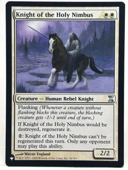Knight Of The Holy Nimbus NM/M* Time Spiral ENGLISH 26/301 mtg -UnltdCards - Image 1