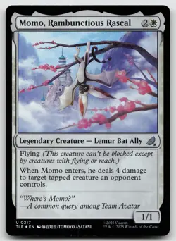 Momo, Rambunctious Rascal U Foil Avatar: The Last Airbender: Eternal-Legal 217 - Image 1