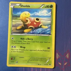 Fates Collide - LP - Shuckle 1/124 Pokemon English (US Seller) - Image 1