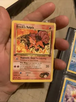 Pokemon TCG Brock's Vulpix Gym Challenge 1st Edition 37/132 LP - Image 1