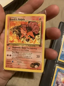 Pokemon TCG Brock's Vulpix Gym Challenge 1st Edition 37/132 LP - Image 3