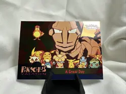 Topps Pokemon Pikachus Vacation-Foil #58 A Great Day- NM/M - BLUE LOGO! - Image 2