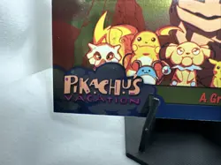 Topps Pokemon Pikachus Vacation-Foil #58 A Great Day- NM/M - BLUE LOGO! - Image 3