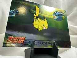 Topps Pokemon Mewtwo Strikes Back-The Chase for Pikachu Foil #28-Blue Logo NM/M - Image 3