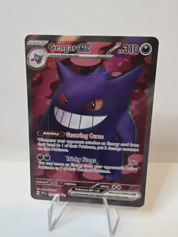 Pokemon Gengar ex 193/165 Ultra Rare SV05 Temporal Forces Holo - Image 1