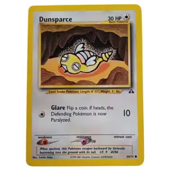 Pokemon TCG Dunsparce Neo Discovery 54/75 Regular Unlimited Common NM - Image 1