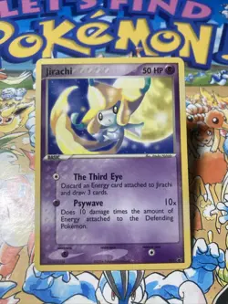 Pokemon Jirachi Wish Maker DVD Black Star Promos 021 Nishida Pokemon TCG - Image 1