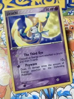 Pokemon Jirachi Wish Maker DVD Black Star Promos 021 Nishida Pokemon TCG - Image 3