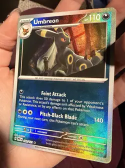 Pokemon Umbreon Masterball Reverse Holo 59/131 Prismatic Evolutions NM - Image 4