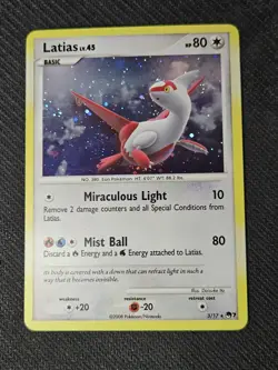 2008 POKEMON POP SERIES 7 HOLO RARE 3/17 LATIAS LIGHTLY PLAYED - Image 1