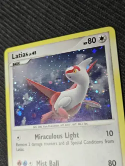 2008 POKEMON POP SERIES 7 HOLO RARE 3/17 LATIAS LIGHTLY PLAYED - Image 2