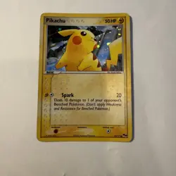 POKEMON TCG PIKACHU 13/17 NON HOLO COMMON POP SERIES 4 - Image 1