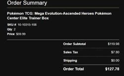 Pokemon TCG: Mega Evolution-Ascended Heroes Pokemon Center Elite Trainer PRESALE - Image 2