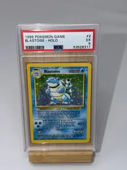 1999 POKEMON GAME #2 BLASTOISE-HOLO - PSA 5 EX - Image 1
