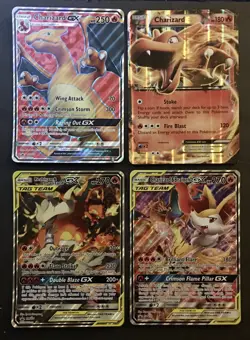 Charizard Pokemon Jumbo Collection X4 Braixen Reshiram Tag Team MUST SEE - Image 1