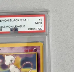 Mew Pokemon Black Star Promo 2000 Pokemon League PSA GRADE 9 MINT - Image 2