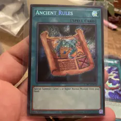 Ancient Rules LCKC-EN039 Unlimited Secret Rare Near Mint +Bonus FREE SHIPPING! - Image 1