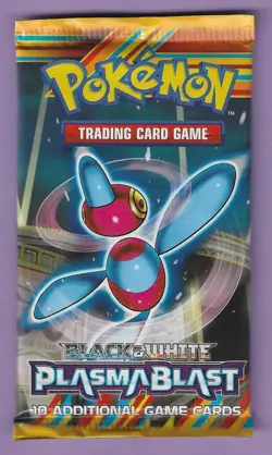 Pokemon "Plasma Blast" 10-Card Sealed Booster Pack (Porygon-Z) X1 - Image 1
