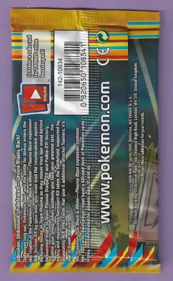 Pokemon "Plasma Blast" 10-Card Sealed Booster Pack (Porygon-Z) X1 - Image 2