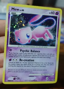 Mew 15/132 Holo Secret Wonders Holobleed Error Misprint Pokemon Card LP - Image 4