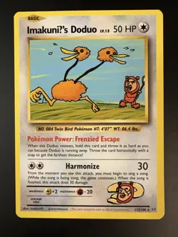 ImakuniU's Doduo 112/108 XY Evolutions Pokemon Card NM - Image 1
