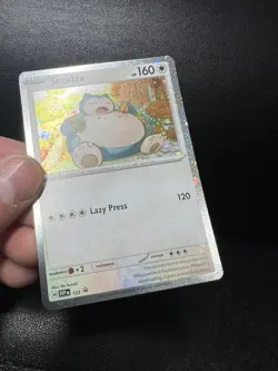 Pokemon TCG Snorlax 122 Black Star Cosmos Promo Holo Foil Card - Image 5