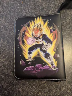 Dragon Ball Z Trading Card Binder Goku Super Saiyan Cover Holds 400 Cards - - Image 2