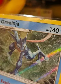 Pokemon TCG Greninja Holo Rare Card Detective Pikachu 9/18 - Image 3