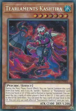 MP24-EN066 Tearlaments Kashtira : Prismatic Secret Rare 1st Edition YuGiOh Card - Image 1