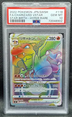 PSA 10 Charizard VSTAR 118/100 HR s9 Star Birth Japanese Pokemon Card GEM MINT - Image 1