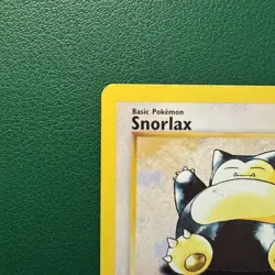 Snorlax 27/64 1st edition Jungle Set Vintage Pokemon Card LP - Image 2