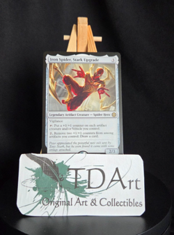 IRON SPIDER, STARK UPGRADE ~ NM ~ MTG Magic- 0166 SPM Marvel Spider-Man - Image 1