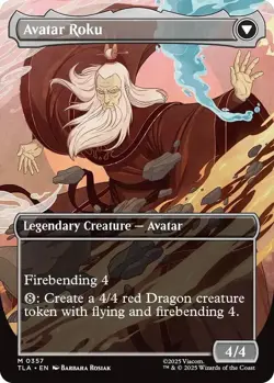 The Legend of Roku (Borderless) Foil - Avatar: The Last Airbender - Image 2
