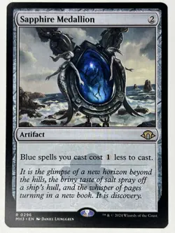 Sapphire Medallion R Modern Horizons 3 296 NM - Image 1