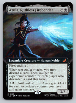 Azula, Ruthless Firebender FOIL Extended Art- MTG Avatar: The Last Airbender TLA - Image 1