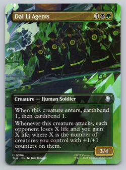 Dai Li Agents Borderless - MTG Avatar: The Last Airbender TLA - Image 1