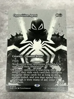Opposition Agent Borderless Spider-Man MTG M 0019 MAR Marvel Regular - Image 1