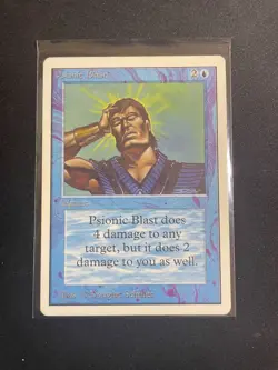 MtG X1 Psionic Blast Unlimited Magic the Gathering MO - Image 1