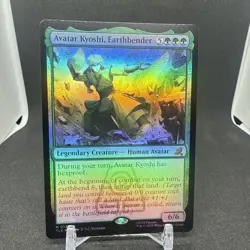 MTG Avatar Kyoshi, Earthbender TLE 0201 M NM FOIL Extended Art - Image 1