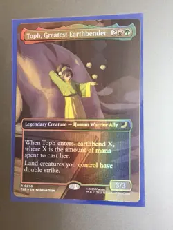 Toph Greatest Earthbender (#70 - Borderless - FOIL) - Avatar: Eternal - MTG NM! - Image 1