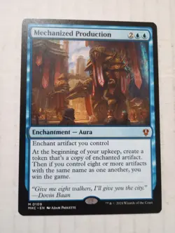 Mechanized Production NM Commander Murders at Karlov Manor 0109 MTG Regular MKC - Image 1